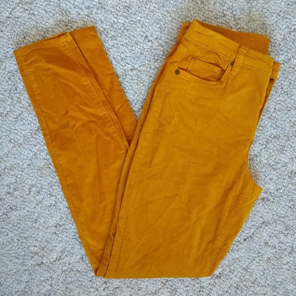 Blank NYC the bond burnt orange skinny corduroy